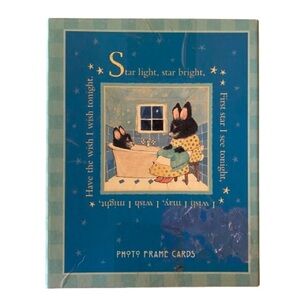 Vintage Star Light Star Bright Photo Frame Cards 10 Mother Goose Collection NIB